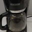 BLACK+DECKER 12-Cup Coffee Maker with Easy On/Off Switch, Easy Pour, Non-Drip Carafe with Removable Filter Basket, Vortex Technology, Black