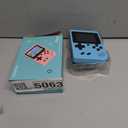Mini Retro Handheld Games Console, Built-in 400 Video Games,Portable Video Gaming Player with 3.0 Inch IPS Screen and Rechargeable Battery (Blue)