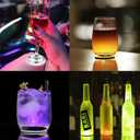 LED Coaster, 25 Pack LED Cup Holder Lights, Liquor Bottle Light Stickers Coasters, Flash Light Up Bar Coaster for Club, Bar, Party, Wedding Decor