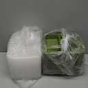 50 Pack (100-Piece) 32 oz Meal Prep Containers Reusable with Lids 3-Compartment, To Go Take Out Plastic Food Storage Containers, Sturdy Leakproof Food Safe, Microwave Freezer Dishwasher Safe, Green