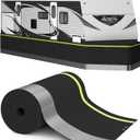 RV Skirting for Winter - Heavy Duty Insulated Camper Skirt Kit for Travel Trailers, 5th Wheel & Motorhomes, Waterproof, Windproof, Cold Weather Underpinning Cover, UV Resistant for Living (H'31 inches)