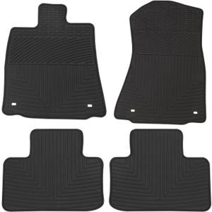 Car Floor Mats Custom Fit for Lexus is 250/IS 300/IS 350/IS 200t/IS 250f 300f 350f 2013-2025 Black Rubber Auto Liner Mats All Weather Protection