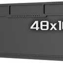 Magsaddle Extra Large Gun Cleaning Mat for Rifle Shotgun Pistol, 48" x 16" Cleaning Pad for All Guns with Magnetic Parts Tray and Built-in Ruler, Anti-Slip Workbench Mat for Gun Maintenance (Black)
