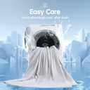 Cooling Comforter Oversized King for Hot Sleepers, 108"x90" Summer Cooling Blanket for Night Sweats, Silk Soft Lightweight Breathable All-Season Grey Cooling Quilt Blanket