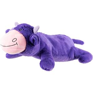 Hero Giant Chuckles Plush Dog Toy - Dog Squeaky Toys - Durable Toy with Grunt Squeaker, XL, Cow