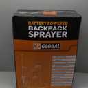 Battery Powered Backpack Sprayer - 4.2 Gallon, 8 Nozzles, 100PSI Cutoff, Long Battery Life, Wide Mouth, High-Pressure Spray Hose, Trigger Lock, Pressure Knob Controller