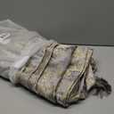 Loom and Mill Luxury Waterfall Valances for Windows, Jacquard Thick Swag Waterfall Curtains Valance with Tassels for Living Room, Bedroom Party Banquet Decorations (Grey, W59 Inch, 1 Panel)