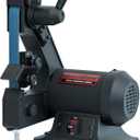 Bucktool 2.3A Belt Sander, 130 Inch Low-Speed Belt Sander with Knife Sharpening Angle Guide, 1790 RPM Metal Sander for Knife Making & Metalworking