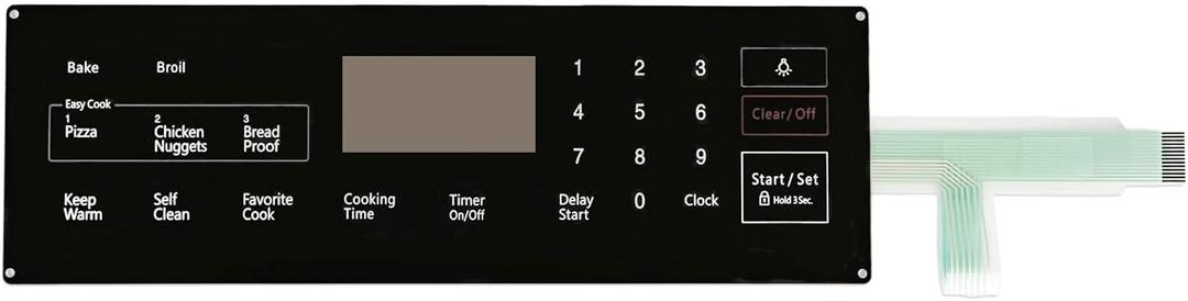 DG34-00025A (AP5800759) Range Membrane Switch Touchpad Overlay,Compatible with Samsung Stove Oven,Replace for PS8764897 4010963