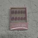 Glamnetic Press On Nails - Oyster | Short Oval Cat Eye Fake Nails with a Velvet Pearlescent Finish, Salon Quality Summer Nails | 15 Sizes - 30 Nail Kit with Glue