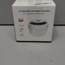 Ultrasonic Retainer Cleaner 45kHz Dental Cleaning Machine With 6 U/V Lights Adjustable Buzzer Alarm 200ML Capacity White