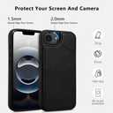 2 x Case for iPhone 16E Wallet Case with MagSafe, Kickstand, 3 Credit Card Holder [RFID Blocking], Magnetic Back Flip Case Heavy Duty Protective Cover for iPhone 16E 6.1"-Black