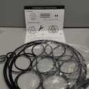 Wine Rack Tabletop Bottle Holder Detachable Metal Iron Wine Display Stand for Home Living Room Decor, Black Finish, 1pcs