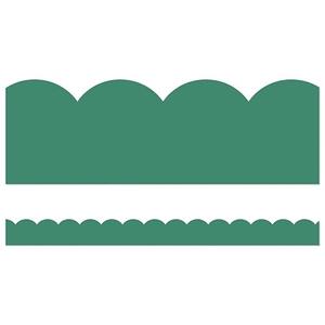 Carson Dellosa Education Grow Together Jade Green Scalloped Borders, 39 Feet (3 Pack)