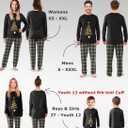 Rnxrbb 2025 Christmas Pajamas Family Matching Sets Christmas Pjs Xmas Sleepwear for Women Men Couples Adult Kids (L)