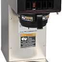 BUNN 13300.0001 VP17-1SS Pourover Coffee Brewer with 1-Warmer, Stainless Steel, Silver, Standard