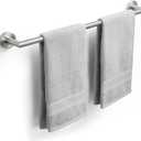 Bathroom Towel Bar 24 Inch Towel Rack Wall Mount Bath Towel Holder Modern Towel Rod Silver Bath Towel Hanger Stainless Steel Brushed Finished Bathroom Accessories Towel Rail Single Bar Brushed Nickel