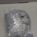 LIFEREVO Fluffy Faux Rabbit Fur Body Pillow Cover, Soft Cute Bubble Shaggy Plush Bed Body Pillowcase with Zipper Closure, Long 20"x54" Fuzzy Furry Pillow Case for Pregnancy Side Sleeper, Light Grey