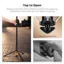 K&F CONCEPT 71 Auto Face Tracking Tripod, 360 Rotation Selfie Stick with 2 Fill Lights, Gesture Remote Control for Vlogging, Live Streaming Video Recording, Compatible with iPhone Android Pocket 4/3