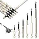 3 x 1 Set High Magnetic Screwdriver Drill Bit Set,K5 Impact Resistant Non Slip Bit,Anti-Slip Magnetic Screwdriver Bit Set,25 50 65 70 90 150mm