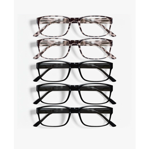 Gaoye Professional Reading Glasses +1.5 for All Day - Computer Readers with Blue Light Protection - Value Pack,