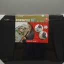 Bits and Pieces Lightweight Jigsaw Puzzle Board with Drawers, 30" x 23" - 3.5 Pounds Low Weight Felt Portable Puzzle Board - 4 Piece Sorting Trays - Standard 1000 Piece Size