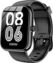 Smart Watch with Alexa & Bluetooth Calls, 1.83" HD Fitness Tracker for Men Women, IP68 Waterproof, 120+ Workout Modes, 24/7 Heart Rate/Sleep Tracking, iOS Android Phones Compatible (Black)