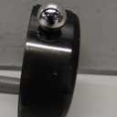 Hair Dryer Holder Wall Mounted with Vacuum Suction Cup 360° Rotating Height Adjustable Bathroom Blow Dryer Stand, No Drill Organizer with Elastic Band Hook for Hair Ties. (Black)