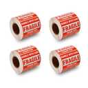 2000 Fragile Stickers 4 Rolls 2" x 3" Fragile - Handle with Care - Thank You Shipping Labels Stickers (500 Labels/Roll)