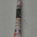 Watercolor Pink/Yellow/Red Floral Wildflowers Garden Peel and Stick Wallpaper Wall Decor Self Adhesive Wall Paper Stick on Easy Peel Off Contact for Renter Apartment (17.7" x 118")