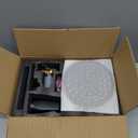 HUCKLE Bathroom Shower Head with Tub Faucet, 8-Inch Black Rainfall Shower Head with Shower Valve, Stainless Steels Shower System, Bathtub Faucet Set with Shower Valve Kit