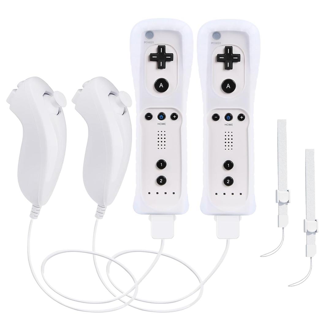 TechKen Remote Controllers for Wii and Wii U, Black 