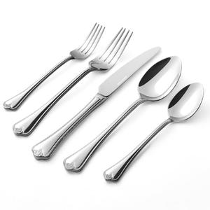 KINGSTONE Silverware Set, 60-piece 18/10 Stainless Steel Flatware Set Cutlery Set for 12, for Kitchen, Home, Wedding, Party, Mirror Polished and Dishwasher Safe, Featured Gifts