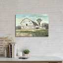 arttitue Barn Painting Canvas Wall Art: Farm Picture Countryside Windmill Print Rustic Country Rural Landscape Artwork for Farmhouse Bedroom Living Room Home Office Decor