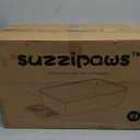 2 Pack 23.6"x 15.7"x 8"Extra Deep & Large Stainless Steel Litter Box for Big Cats, Non-Stick Odorless Metal Litter Pan, XL Kitty Pan Tray with Footboard, Easy Cleaning