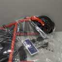 Drive Medical Rollator Walker with Seat - Stable Mobility Support - Height Adjustable - Durable Steel Frame Construction - Smooth 7.5" Wheels - Foldable Frame - 350 Lb Limit - Red