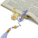 Butterfly Bookmark Gifts for Women-Carnation Flower Design with Purple Tassel-Teacher Gifts Metal Bookmarks for Women Readers Book Lovers-Christmas Birthday Gift for Mom/Her/Girls