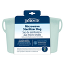 Dr. Brown's Microwave Steam Sterilizer Bag for Baby Bottles, Breast Pump Parts & Other Toddler Accessories, 100% Silicone, Reusable Sterilizing Bag