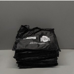 Small Black Pouch with Small Folded Tarp, 10 pack