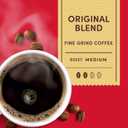Tim Hortons Original Blend, Medium Roast Ground Coffee, Perfectly Balanced, Always Smooth, Made with 100% Arabica Beans, 12 Ounce (Pack of 6) (EXP 12/26/25)