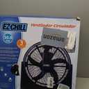 EZ-CHILL 20" High Velocity Floor Fan with 180 Degree Adjustable Tilt, 3 Speed, Ideal for Home, Bedroom, & Office, 01302
