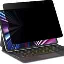 FILMEXT iPad Pro 12.9 Privacy Screen Protector M1 M2 2022 2021 2018, Anti Spy Anti Blue Light Glare Privacy Filter, PET Screen Protector for iPad Pro 12.9" 6th 5th 4th 3rd, [Landscape Privacy]