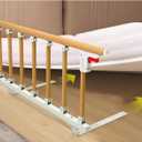 Bed Rails for Elderly Adults Safety – Bed Assist Rail & Side Support Handle for Seniors, Under Mattress Bar for Fall Prevention, Foldable Medical Support Device (37×18 in), 37.8"W x 20.5"H