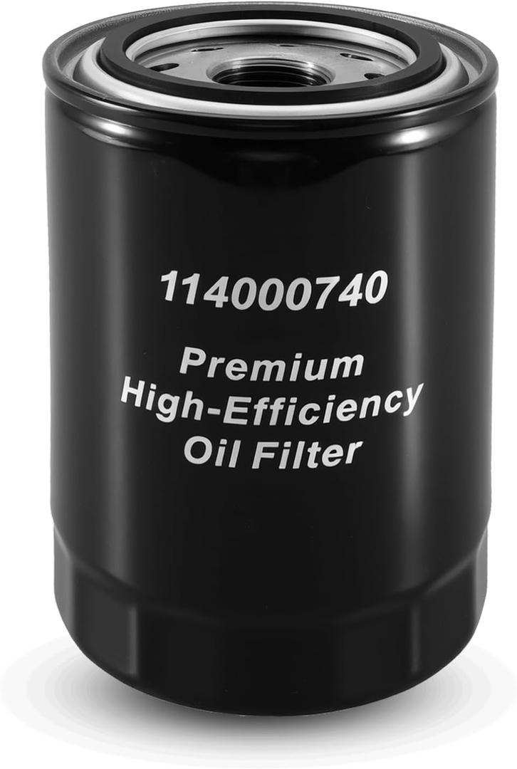 Oil Filter Fit for GMC Chevrolet 6.6L Duramax L5P 2020+ Replace 114000740, Black
