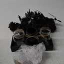 Honeydak 15 Pcs Halloween Table Centerpieces Mason Jar for Halloween Party Decor with Eyeball Fake Bouquet Black Dahlia Farmhouse Wood Tray 3 Mason Jars with Artificial Flowers and 2 LED Light