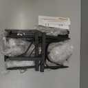 Outdoor Garden Hose Holder, Black Metal Freestanding Water Pipe Hanger, Rustproof Weather Resistant Storage Rack, 45-Inch Height