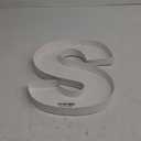 Mifoci 13.7" Fillable Paper Mache Cardboard Letter for Charcuterie Birthday Party and Anniversary Fillable Paper Mache Chocolate Candy Decoration Letter S