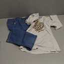 Sweet G Little Girls 2 Piece Outfits Ruffle Sleeve Unicorn Sweatshirts Top and Leggings Set School Outfits Kids Clothing Set 5/6