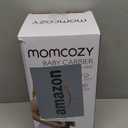 Momcozy Baby Carrier - Ergonomic, Cozy and Lightweight Carrier for 7-44lbs, Effortless to Put On, Ideal for Hands-Free Parenting, Enhanced Lumbar Support, Purehug for Infant to Toddler, Black