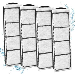 Aquarium Fish Tank Water Filter Cartridge Fit for Coralife Biocube Filter 14 16 29 32 Gallon Aquarium, Bio-Cube Filter Cartridge Dual-Action Filtration for Keeping Water Crystal Clear,4PCS